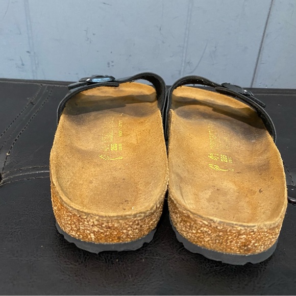 Birkenstock Madrid Sandal in Shiny Black 41/10 Women’s - Picture 3 of 10